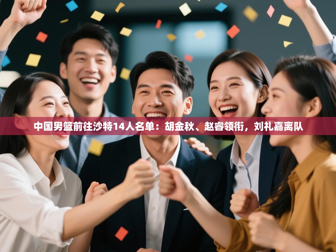 中国男篮前往沙特14人名单:胡金秋、赵睿领衔,刘礼嘉离队 第1张